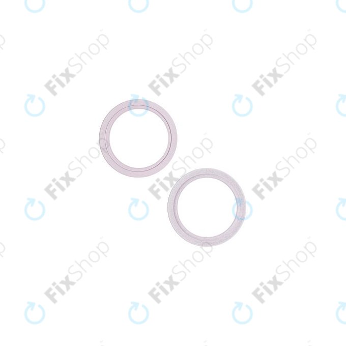 Apple iPhone 13, 13 Mini - Rám Sklíčka Zadní Kamery (Pink) - 2ks