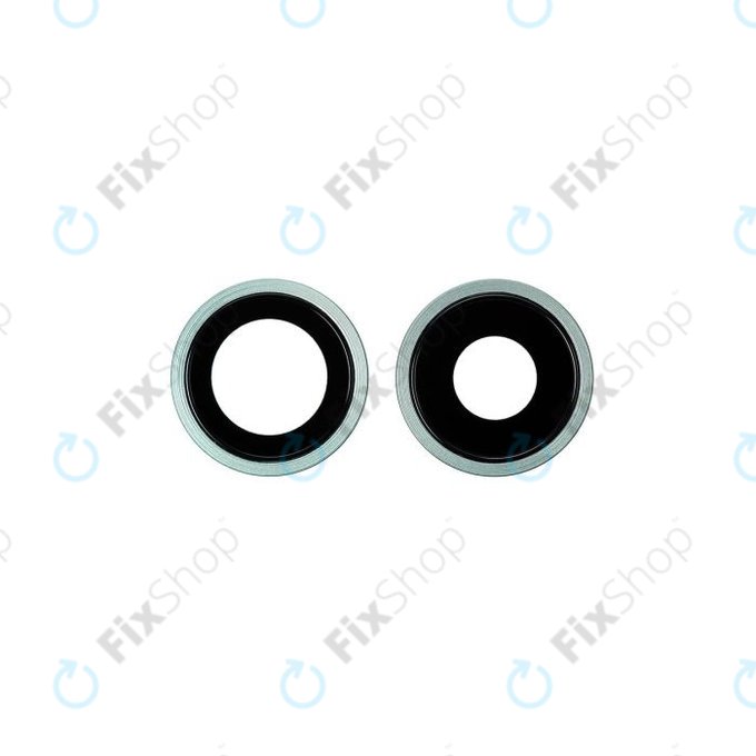 Apple iPhone 11 - Sklíčko Zadní Kamery s Rámem (Green) - 2ks