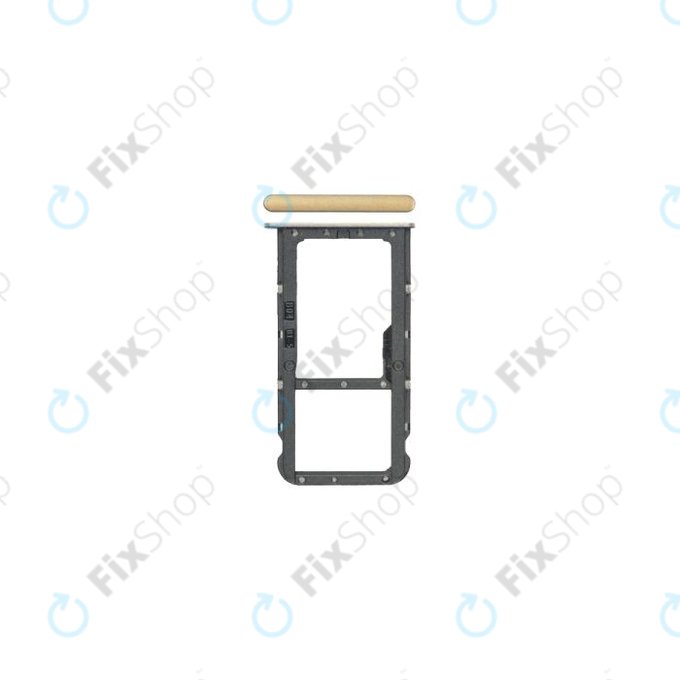 Huawei Honor 7X - SIM / SD Slot (Gray) - 51661GQN Genuine Service Pack