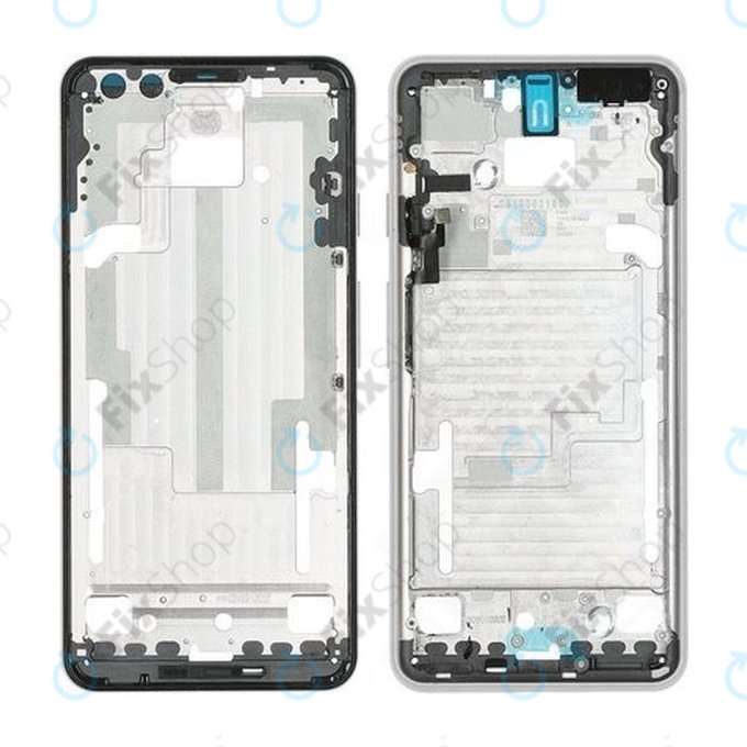 Google Pixel 3 - Přední Rám (Just Black)