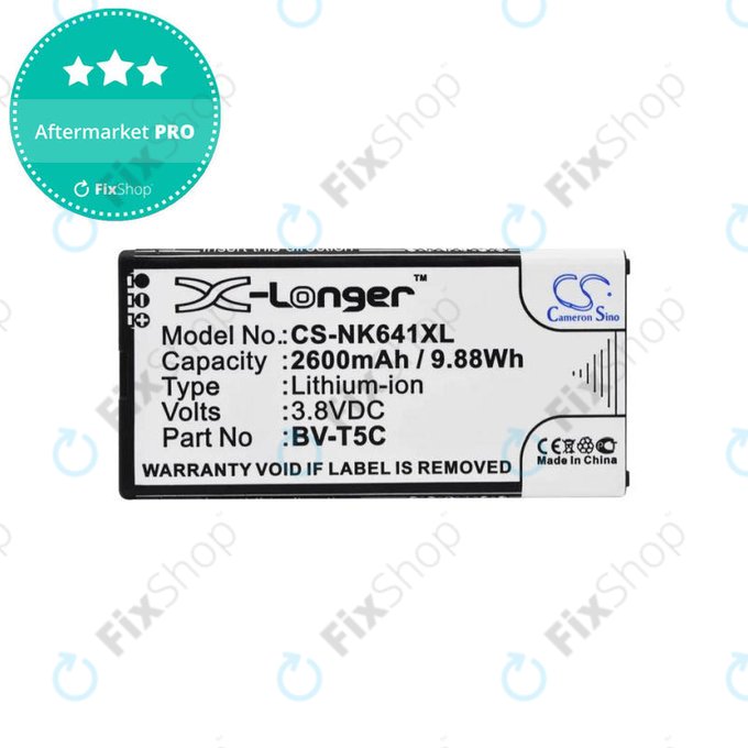 Microsoft Lumia 640 - Baterie BV-T5C 2600mAh HQ