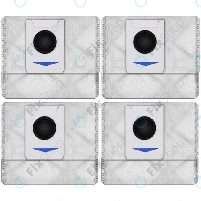 Sáček do vysavače, 4 ks, Antibakteriální a odstraňující zápach pro Ecovacs Deebot T-series, X-series