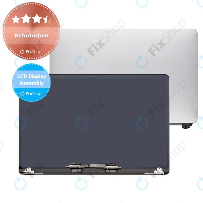 Apple MacBook Pro 16" A2141 (2019) - LCD Displej + Přední Sklo + Kryt (Silver) Refurbished