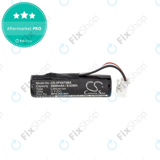 Baterie pro Verifone Vx675, Vx690, C680, 2600mAh, Li-Ion, 3.7V, BPK260-001, HQ