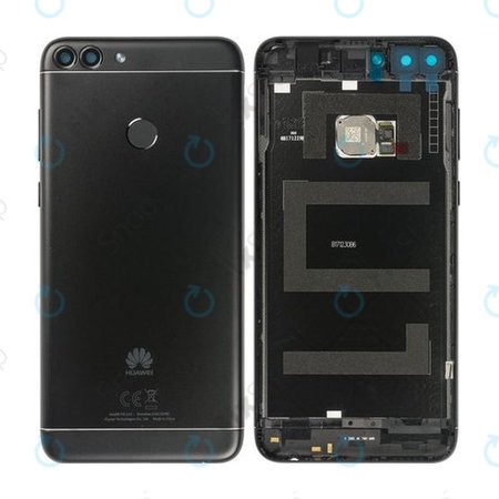 Huawei P Smart FIG-L31 - Bateriový Kryt + Senzor Otisku Prsta (Černá) - 02352NCC, 02351TEF Genuine Service Pack