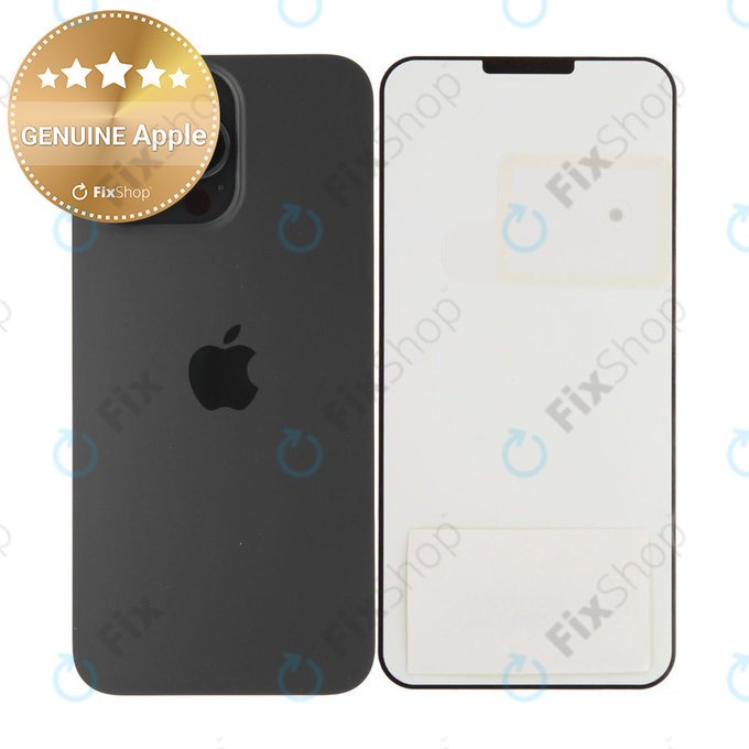 Sklo Zadního Housingu pro iPhone 15 Pro Max | Black Titanium | 661-36907 | Genuine Apple