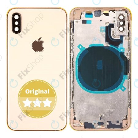 Apple iPhone XS - Zadní Housing (Gold) Original