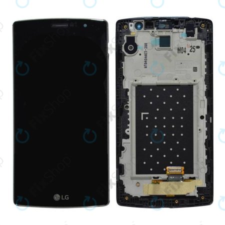 LG G4S H735 - LCD Displej + Dotykové Sklo Rám (Černá) - ACQ88470601 Originál
