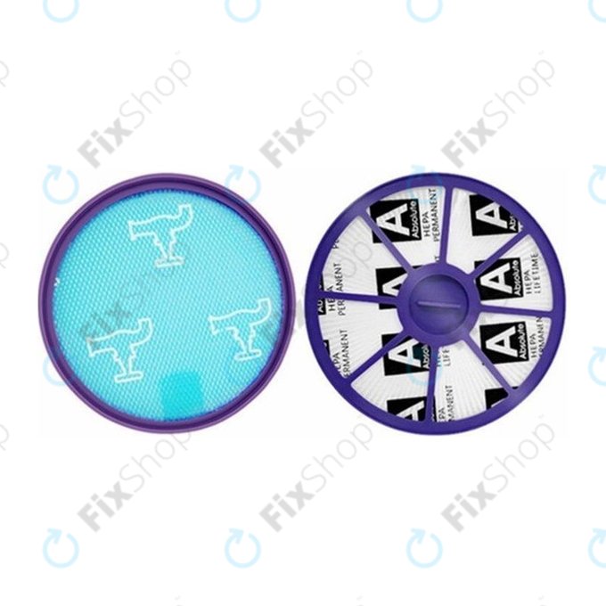 Dyson DC-series - HEPA Filtr + Omyvatelný Prachový Filtr