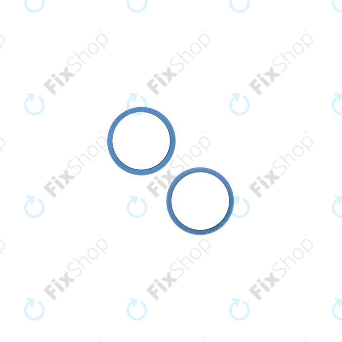 Apple iPhone 14, 14 Plus - Rám Sklíčka Zadní Kamery (Blue) - 2ks