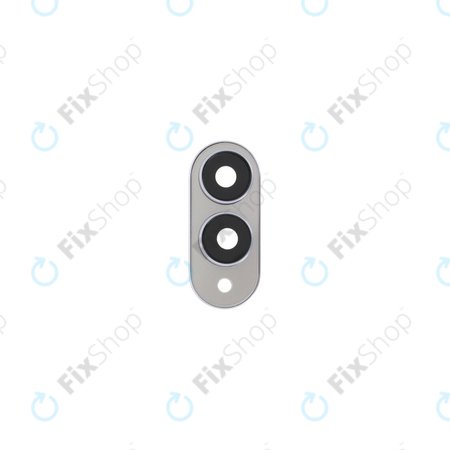 Samsung Galaxy S25 Edge - Sklíčko Zadní Kamery + Rám (Titanium Silver)