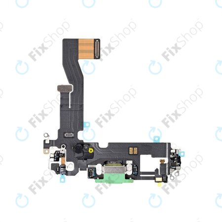 Apple iPhone 12, 12 Pro - Nabíjecí Konektor + Flex Kabel (Green)
