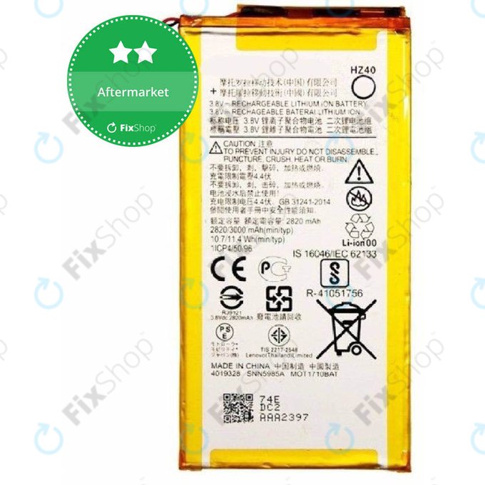 Motorola Moto Z2 Play XT1710-09 - Baterie HZ40 3000mAh