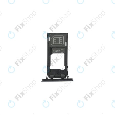 Sony Xperia XZ2 Compact - SIM Slot (Liquid Black) - 1313-0940 Genuine Service Pack