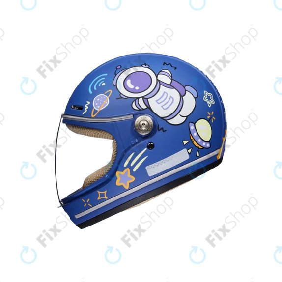 Dětská helma na elektrokoloběžku a kolo (46–52 cm) (Astronaut)