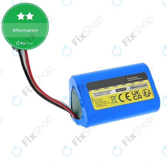Ecovacs Deebot Slim-series, DA-series, D-series - Baterie DA60-Darfon Li-Ion 10.8V 3400mAh