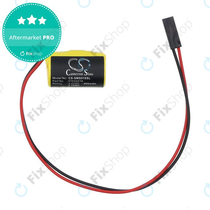 Baterie pro Siemens Simatic S7-300, 400, 900mAh, Li-MnO2, 3V, 575332TA, HQ