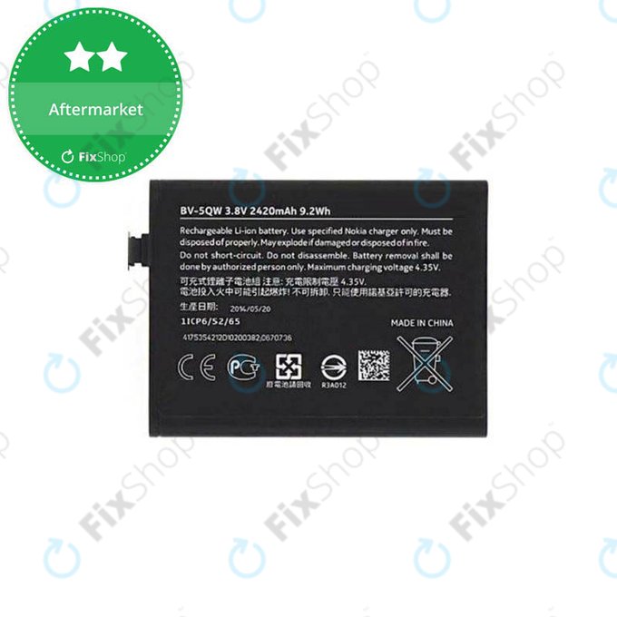 Nokia Lumia 930 - Baterie BV-5QW 2420mAh