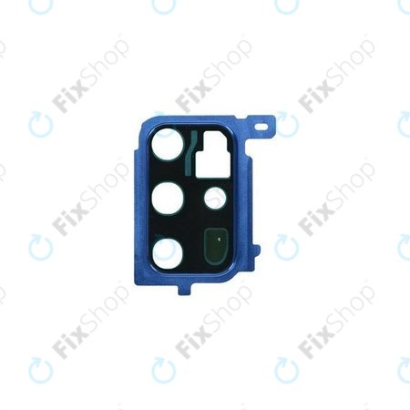 Samsung Galaxy S20 Plus G985F - Rám Sklíčka Zadní Kamery (Aura Blue) - GH98-45004H Genuine Service Pack