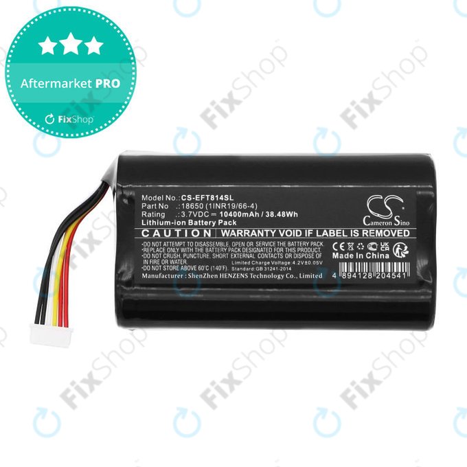 Baterie pro Eufy Cam 2 Pro, T8140r, 10400mAh, Li-Ion, 3.7V, 18650 (1INR19/66-4), HQ