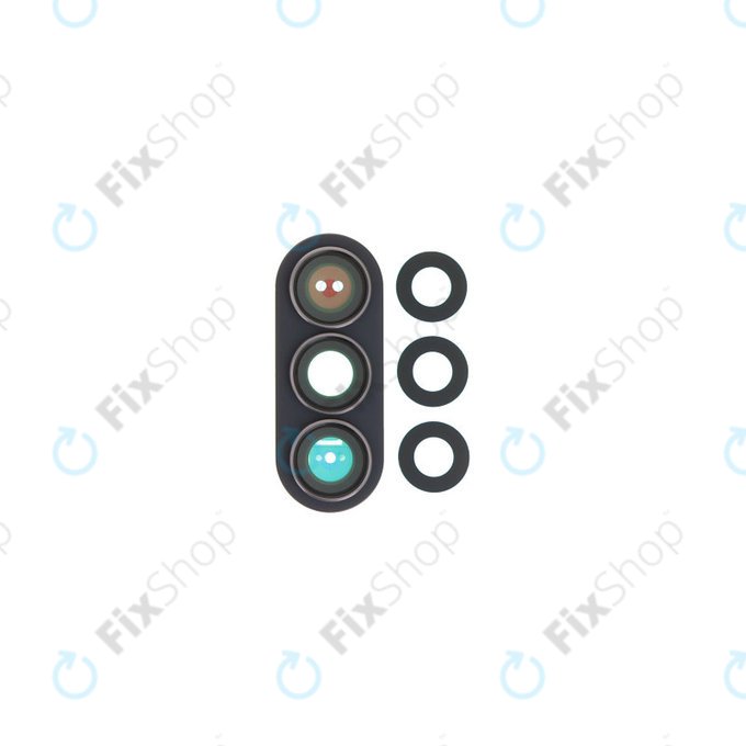 Samsung Galaxy Z Fold 7 F966B - Sklíčko Zadní Kamery + Rám (Jetblack)