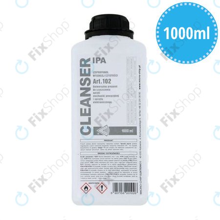 Cleanser IPA - Čistící Kapalina - Isopropanol 100% (1000ml)