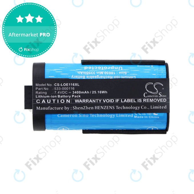 Baterie pro Logitech UE Megaboom, 3400mAh, Li-Ion, 7.4V, 533-000116, HQ