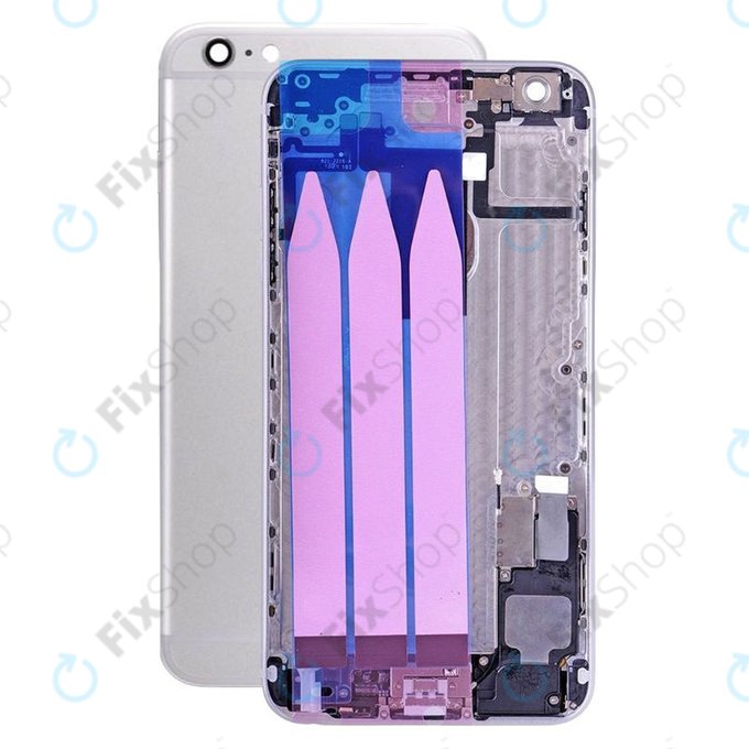 Apple iPhone 6 Plus - Zadní Housing s Malými Díly (Silver)