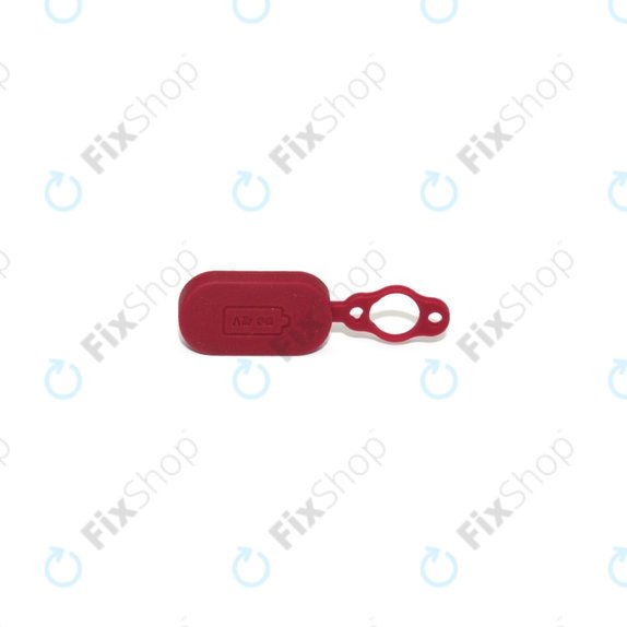 Xiaomi Mi Electric Scooter 1S, 2 M365, Essential, Pro, Pro 2 - Gumová Krytka Nabíjecího Konektoru (Red)