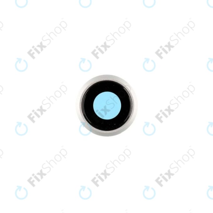 Apple iPhone 8, SE (2020), SE (2022) - Rám + Sklíčko Zadní Kamery (Silver, White)