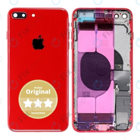 Apple iPhone 8 Plus - Zadní Housing (Red) Pulled