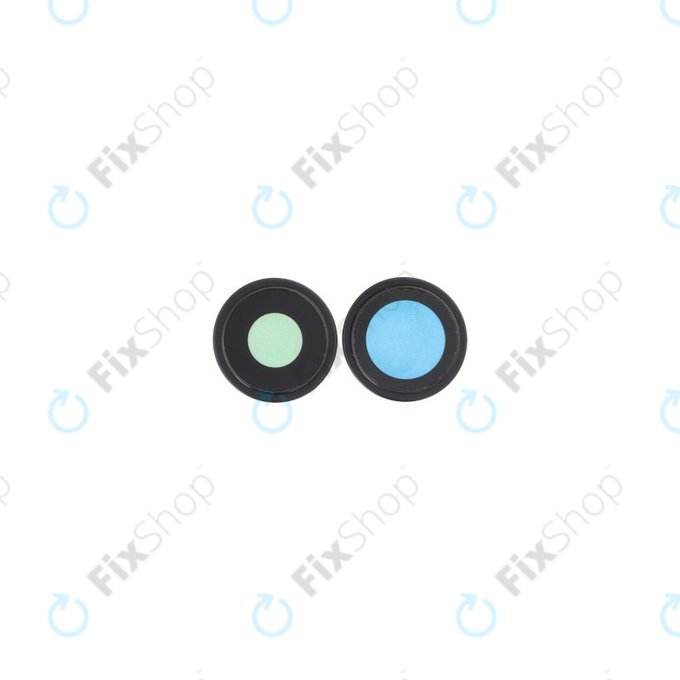 Apple iPhone 16, 16 Plus - Sklíčko Zadní Kamery s Rámem (Black) - 2ks