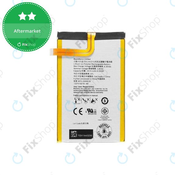 Blackberry Classic Q20 - Baterie BPCLS00001B 2515mAh