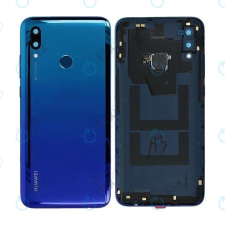 Huawei P Smart (2019) - Bateriový Kryt + Senzor Otisku (Blue) - 02352HTV, 02352JFD Genuine Service Pack