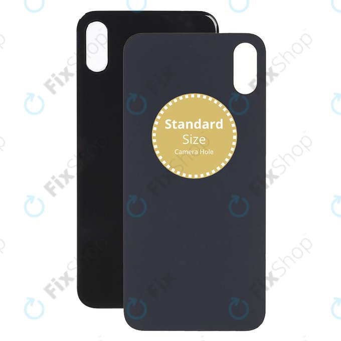 Apple iPhone X - Sklo Zadního Housingu (Space Gray)