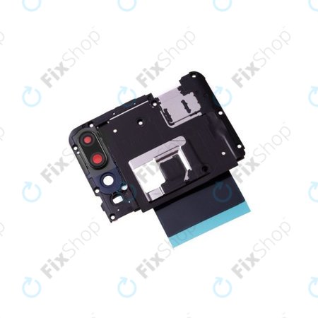 Huawei P Smart Z - Krytka Základní Desky + Sklíčko Zadní Kamery (Midnight Black) - 02352RRQ Genuine Service Pack