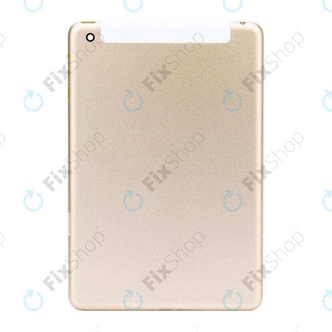 Apple iPad Mini 3 - Zadní Housing 4G Verze (Zlatá)