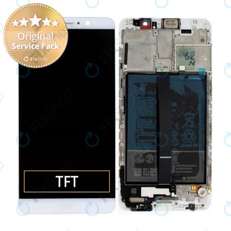 Huawei Mate 9 - LCD Displej + Dotykové Sklo + Rám + Baterie (Space Grey) - 02351BAS Genuine Service Pack