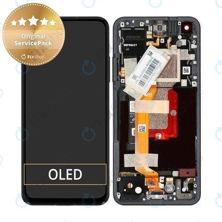 Asus Zenfone 9 AI2202 - LCD Displej + Dotykové Sklo + Rám (Midnight Black) - 90AI00C1-R20010 Genuine Service Pack