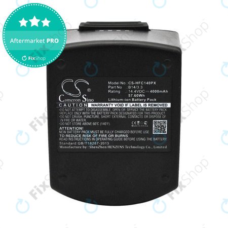 Baterie pro Hilti SFC14-A, SFH140A, 4000mAh, Li-Ion, 14.4V, B14/3.3, HQ