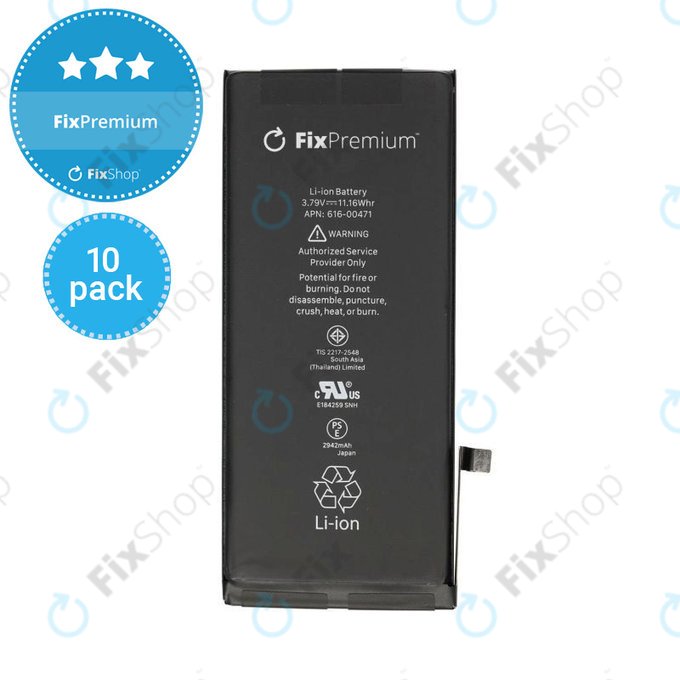 Apple iPhone XR - Baterie 2942mAh FixPremium (10 Pack)