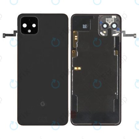 Google Pixel 4 XL - Bateriový Kryt (Just Black) - 20GC2BW0008 Genuine Service Pack