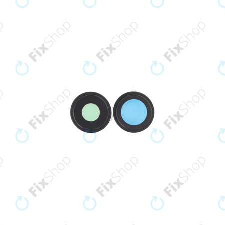 Apple iPhone 16, 16 Plus - Sklíčko Zadní Kamery s Rámem (Black) - 2ks