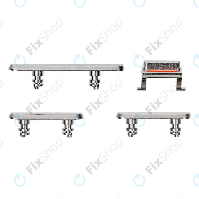 Apple iPhone 11 Pro, 11 Pro Max - Boční Tlačítka (Silver)