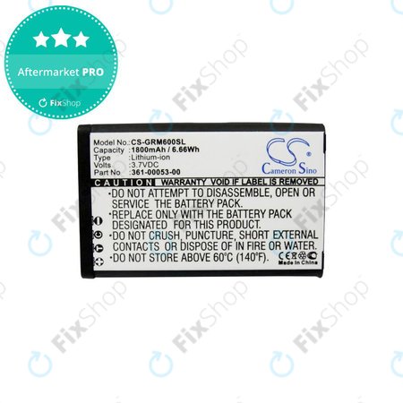 Baterie pro Garmin Alpha 200, Montana 600t Camo, 1800mAh, Li-Ion, 3.7V, 361-00053-00, HQ