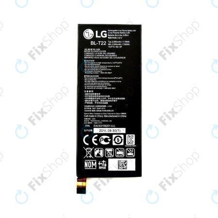 LG Zero H650 - Baterie BL-T22 2050 mAh - AC63158201 Originál