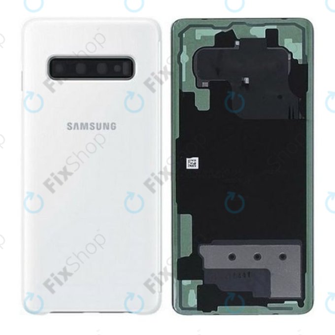 Samsung Galaxy S10 Plus G975F - Bateriový Kryt (Ceramic White) - GH82-18867B Genuine Service Pack