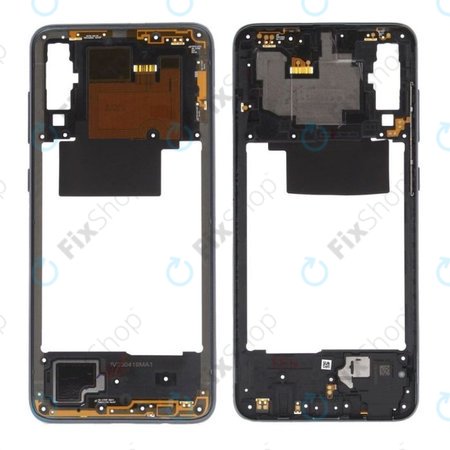 Samsung Galaxy A70 A705F - Střední Rám (Black) - GH97-23258A, GH97-23445A Genuine Service Pack