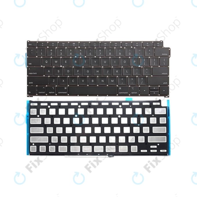 Apple MacBook Air 13" A1932 (2018 - 2019) - Klávesnice + Podsvícení US