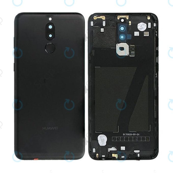 Huawei Mate 10 Lite RNE-L21 - Bateriový Kryt + Senzor Otisku Prstu (Black) - 02351QPC Genuine Service Pack